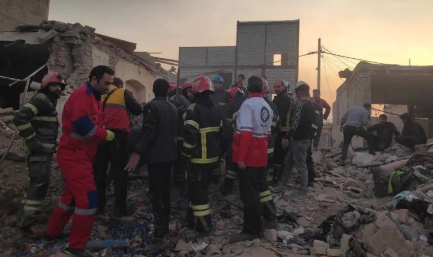 Təbrizdə qaz partlayışı olub, 4 ölü, 8 yaralı var FOTO/VİDEO