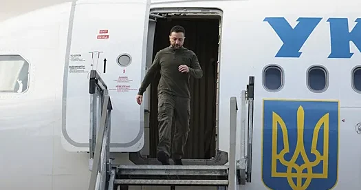 Ukrayna prezidenti Londona gedib