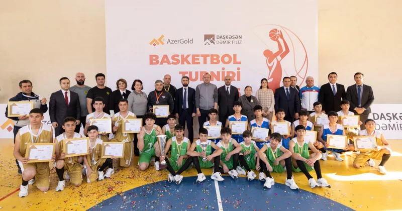 Daşkəsəndə məktəblilər arasında basketbol turniri keçirilib