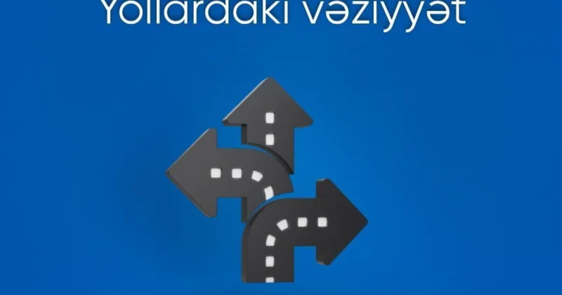 Bu yollarda nəqliyyatın hərəkətində sıxlıq yaranıb