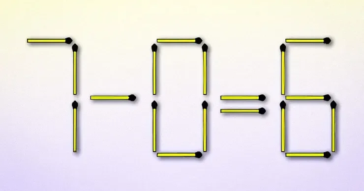 Sürətli TEST: Bərabərliyin düzgün olması üçün 2 kibrit çöpünü hərəkət etdirin