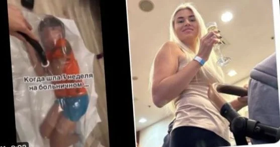 В России известная блогерша засунула сына в вакуумный пакет ВИДЕО