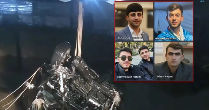 Beş dostun öldüyü qəza ilə bağlı atadan ürəkdağlayan müraciət “Maşın ölümə aparır” VİDEO