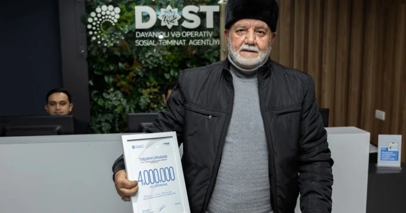 DOST da xidmət göstərilən vətəndaşların sayı 4 milyona çatıb