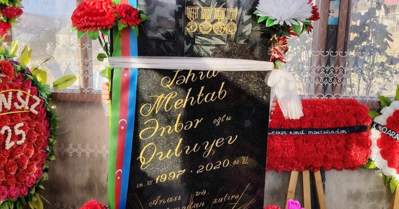 Şəhidin əziz xatirəsi böyük ehtiramla yad edildi