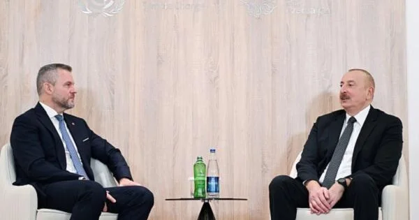 İlham Əliyev və Pelleqrini mətbuata bəyanat verdi