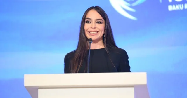 Leyla Əliyeva beynəlxalq konfransda çıxış etdi FOTOLAR