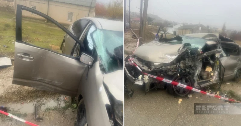 Yük maşını Prius la toqquşdu: ölü sayı artdı FOTOLAR