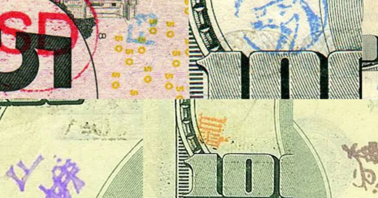 Доллары со штампом