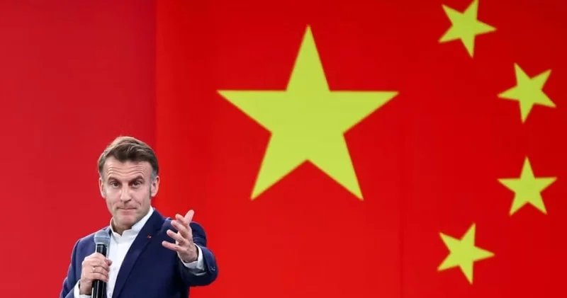 Makron Çini hədələdi: “...Məhsullara rüsum tətbiq ediləcək”