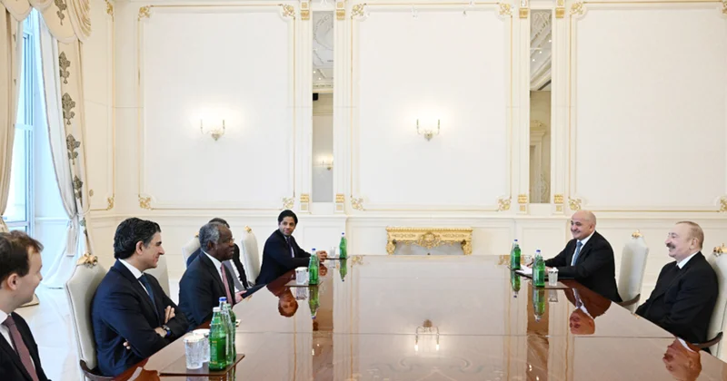 Prezident daha bir qəbul keçirdi Foto