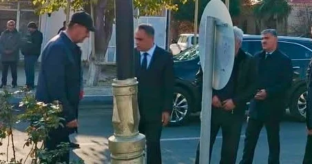 Goranboy şəhərinin gecə işıqlandırılması yenilənir