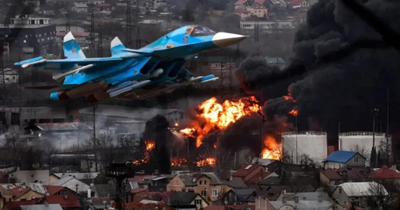 Rusiya səhvən öz şəhərini vurdu... Şəhər qaranlığa qərq oldu