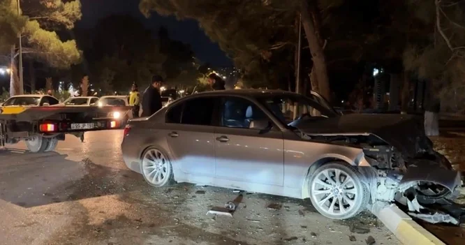 BMW ilə Prius toqquşdu
