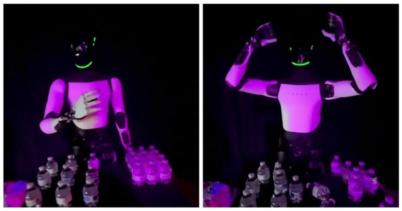 В Майами робот Optimus рухнул после жеста снятия VR шлема