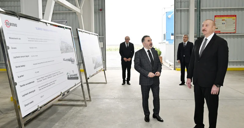 Prezident İlham Əliyev “AZWOOL” mineral daş yunu zavodunun açılışında iştirak edib VİDEO