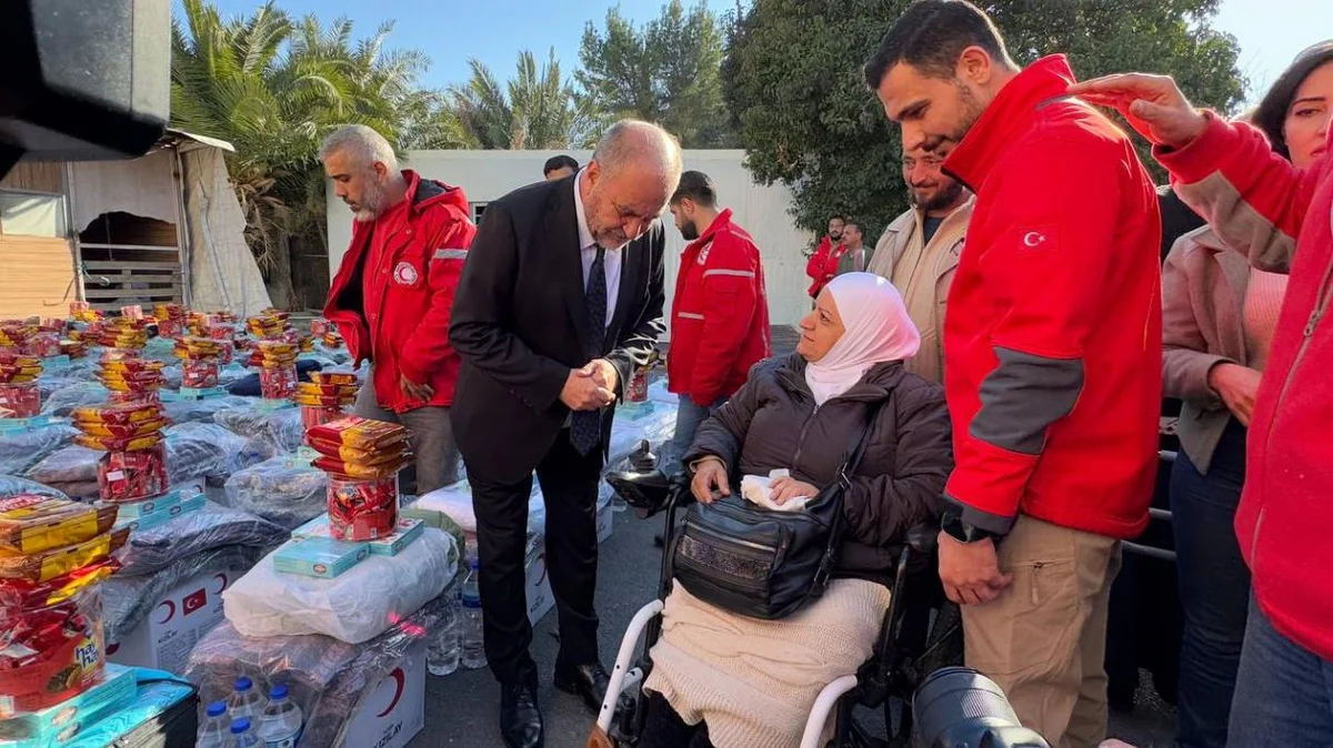 Türkiyə Suriyaya yardım əlini uzatmağa davam edir