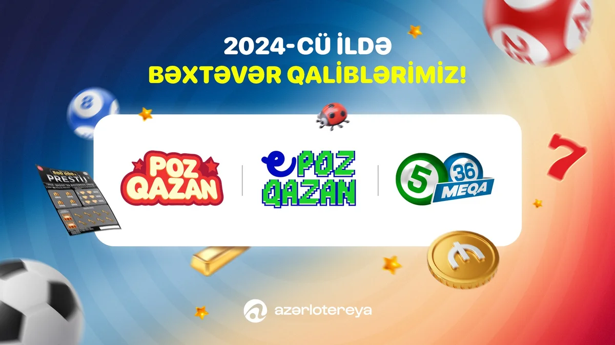 “Azərlotereya”2024cü ildə 189 dəfə böyük uduş təqdim edib