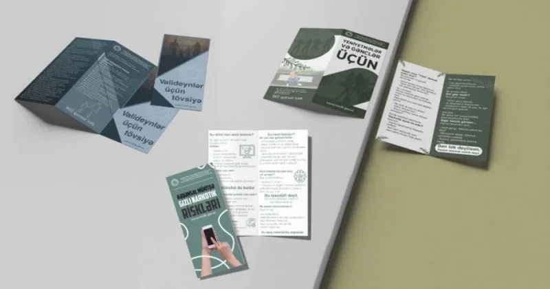 Narkomaniya ilə bağlı maarifləndirmə işlərinin gücləndirilməsi məqsədilə təbliğat materialları hazırlanıb