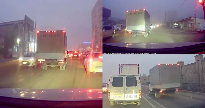 Masazırda ard arda kobud qayda pozan sürücü təhlükə saçdı VİDEO