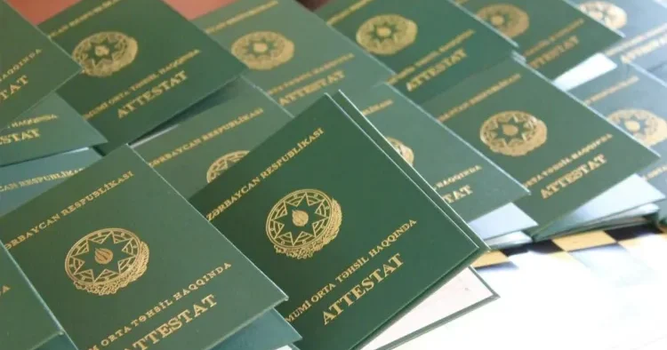 Attestat, diplom və sertifikatlar kağız formasında VERİLMƏYƏCƏK