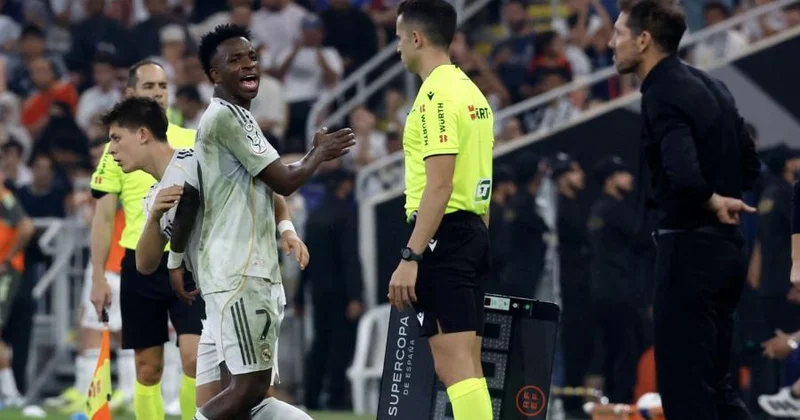 Madrid derbisində Simeone Vinisius qalmaqalı Şəkillər