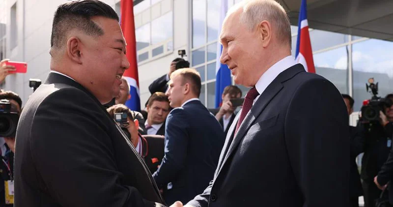 Kim Çen I Putinin dalında duracaq