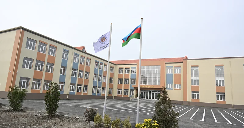 Ucarda Heydər Əliyev Fondunun təşəbbüsü ilə inşa olunan məktəb istifadəyə verildi Fotolar