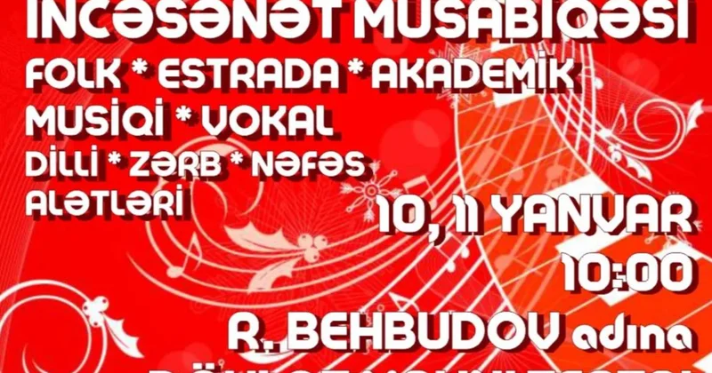 В Баку пройдет конкурс искусств Ümid 2026