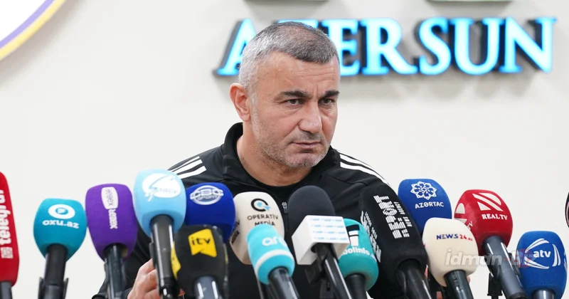 Qurban Qurbanov: “Çempion olmaq üçün sonadək vuruşacağıq” MƏTBUAT KONFRANSINDA