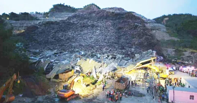 Filippində zibilxana çökdü: 1 ölü, 30 itkin