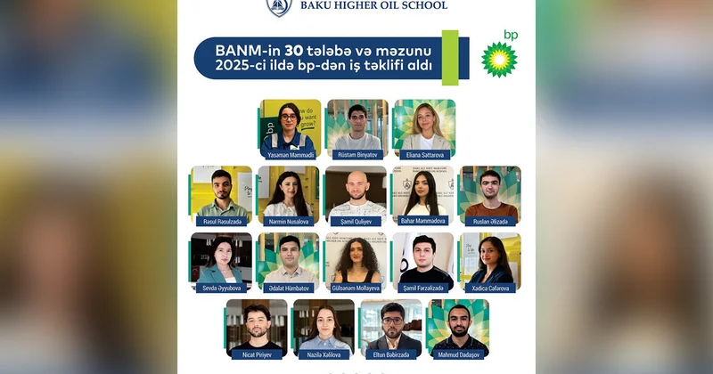 BANM in 30 tələbə və məzunu ötən il bp dən iş təklifi alıb Foto
