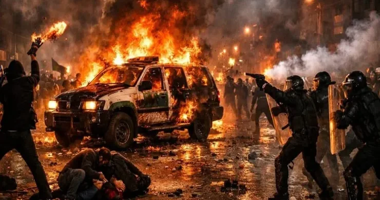 İranda iğtişaşçılar daha bir polis məmurunu öldürüb