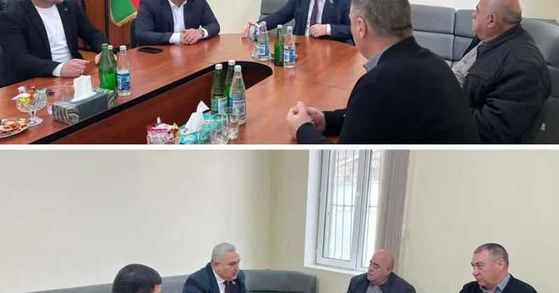 Azər Allahverənov Pirşağı qəsəbəsində növbəti görüşünü keçirib