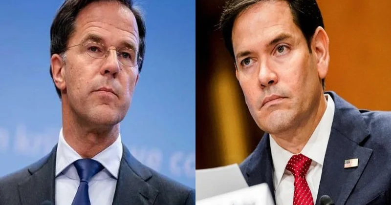 Rubio Rutte ilə Ukraynadakı böhranı müzakirə edib