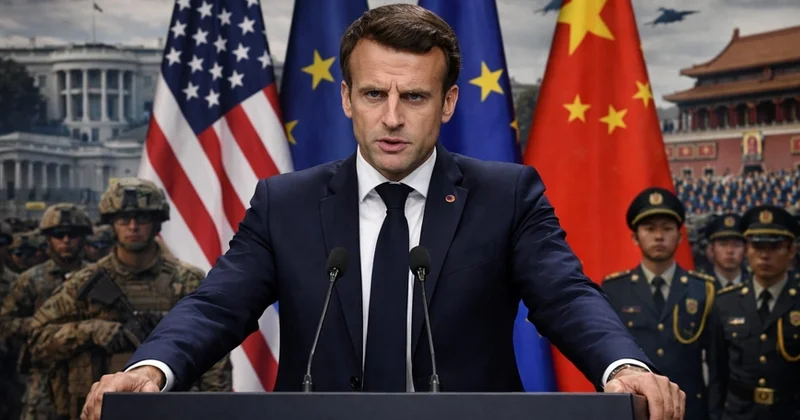 Makrondan Vaşinqton və Pekinə ağır ittihamlar