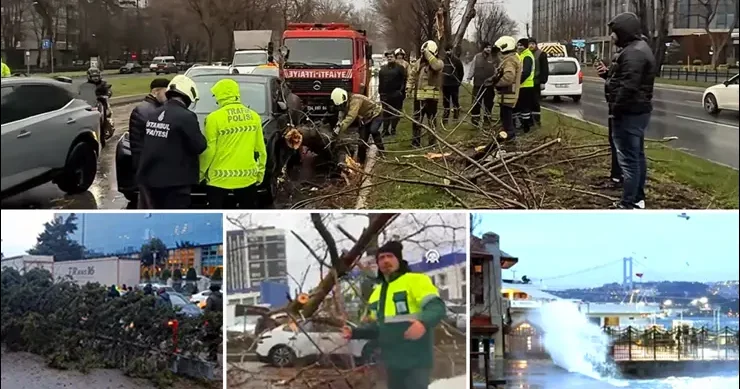 Türkiyədə güclü fırtına 3 nəfərin ölümünə səbəb oldu