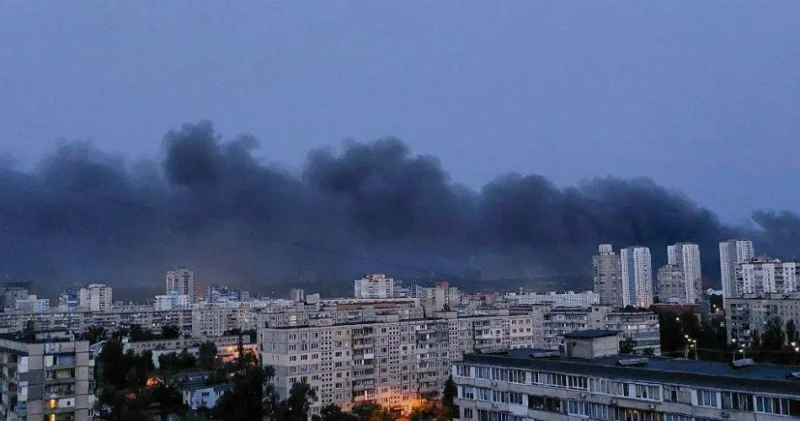 Kiyevdə güclü partlayışlar baş verib FOTO