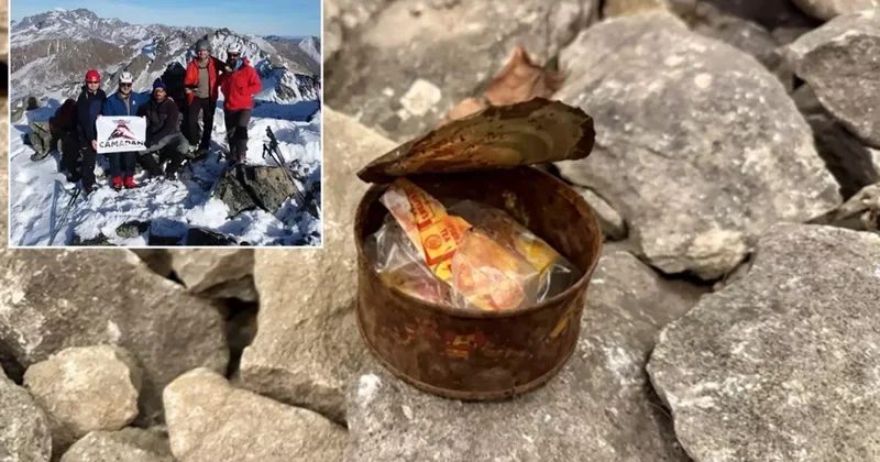 İtalyan alpinistlərin 54 il əvvəl qoyduğu qeyd tapıldı Kağızda yazılanlar...