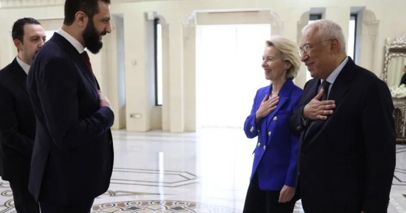 Aİ liderləri Suriyaya səfər edib