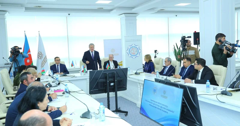 QHT Agentliyi ilə AMEA nın birgə DİL MÜZAKİRƏSİ Milli əmanətin qorunması FOTOLAR