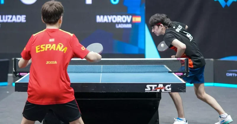 Онур Гулузаде успешно выступил на WTT Youth Star Contender Tunis 2026