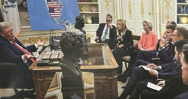 Трамп снова показал карту с новыми территориями США Minval Politika