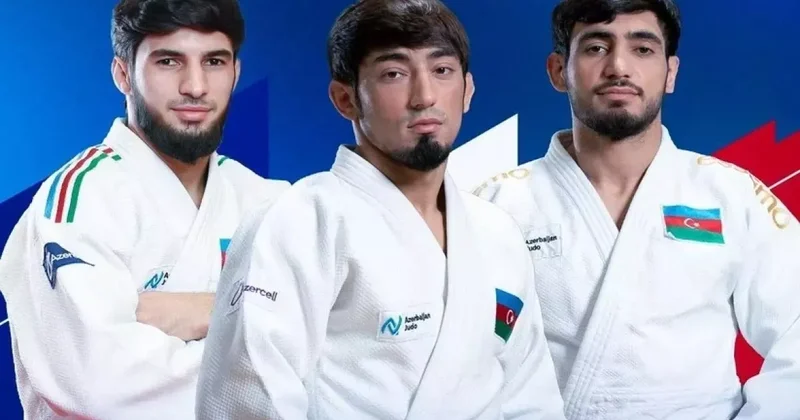 Золото , серебро и бронза Сборная Азербайджана на Paris Grand Slam