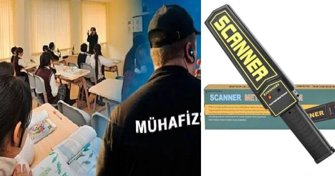 Müəllim güllələnəndən sonra məktəblərin mühafizəsi gücləndirildi Yeni detektorlar quraşdırılır