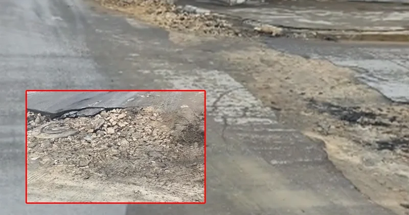 Sumqayıtda qazılan yol sürücüləri çətin duruma salıb
