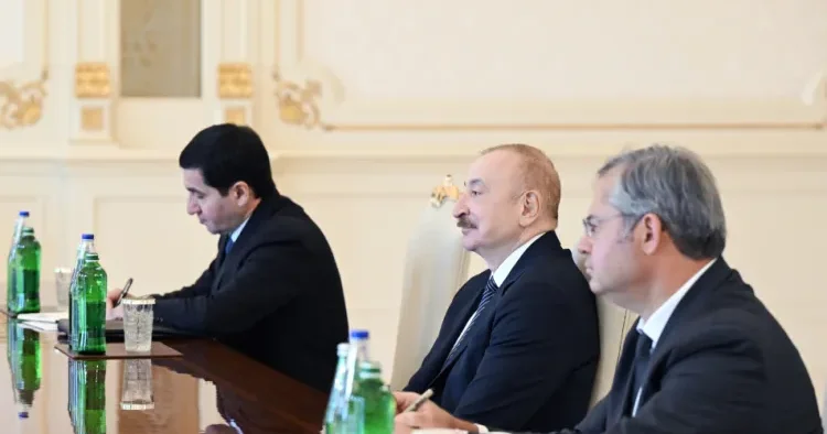 İlham Əliyev daha bir qəbul keçirdi FOTO