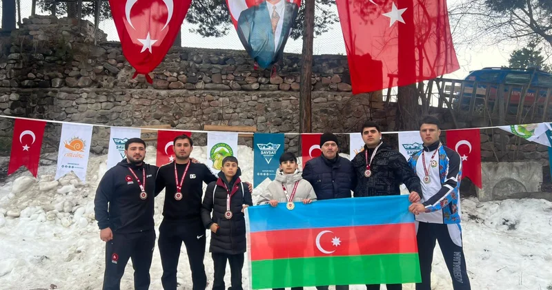 Naxçıvan təmsilçiləri Türkiyədəki güləş festivalında uğurla mübarizə aparıblar FOTO