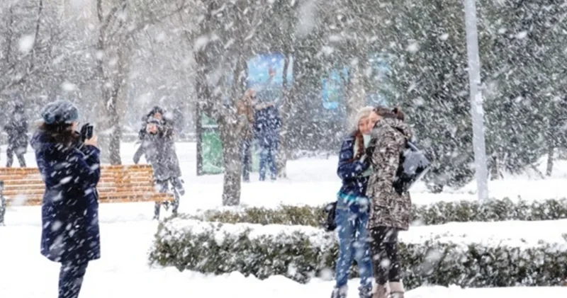Hava xəbərdarlığı: Qar yağacaq, temperatur 8 dərəcə enəcək