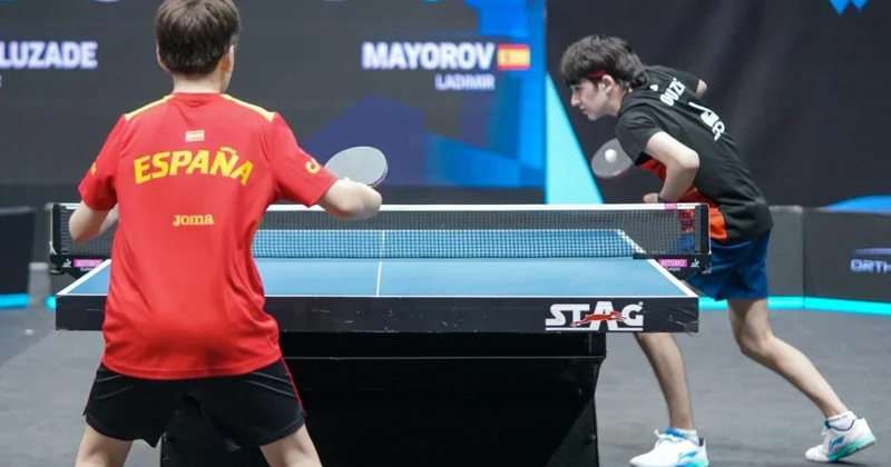Stolüstü tennisçimiz beynəlxalq yarışı iki mükafatla başa vurub